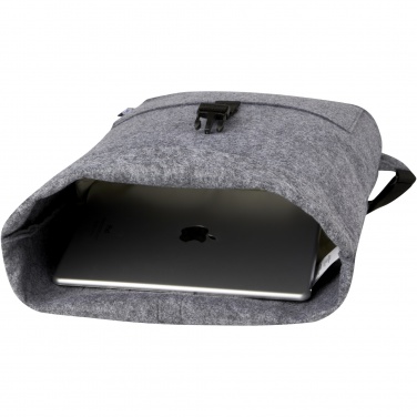 Logotrade corporate gifts photo of: Felta GRS recycled felt roll-top bike bag 13L