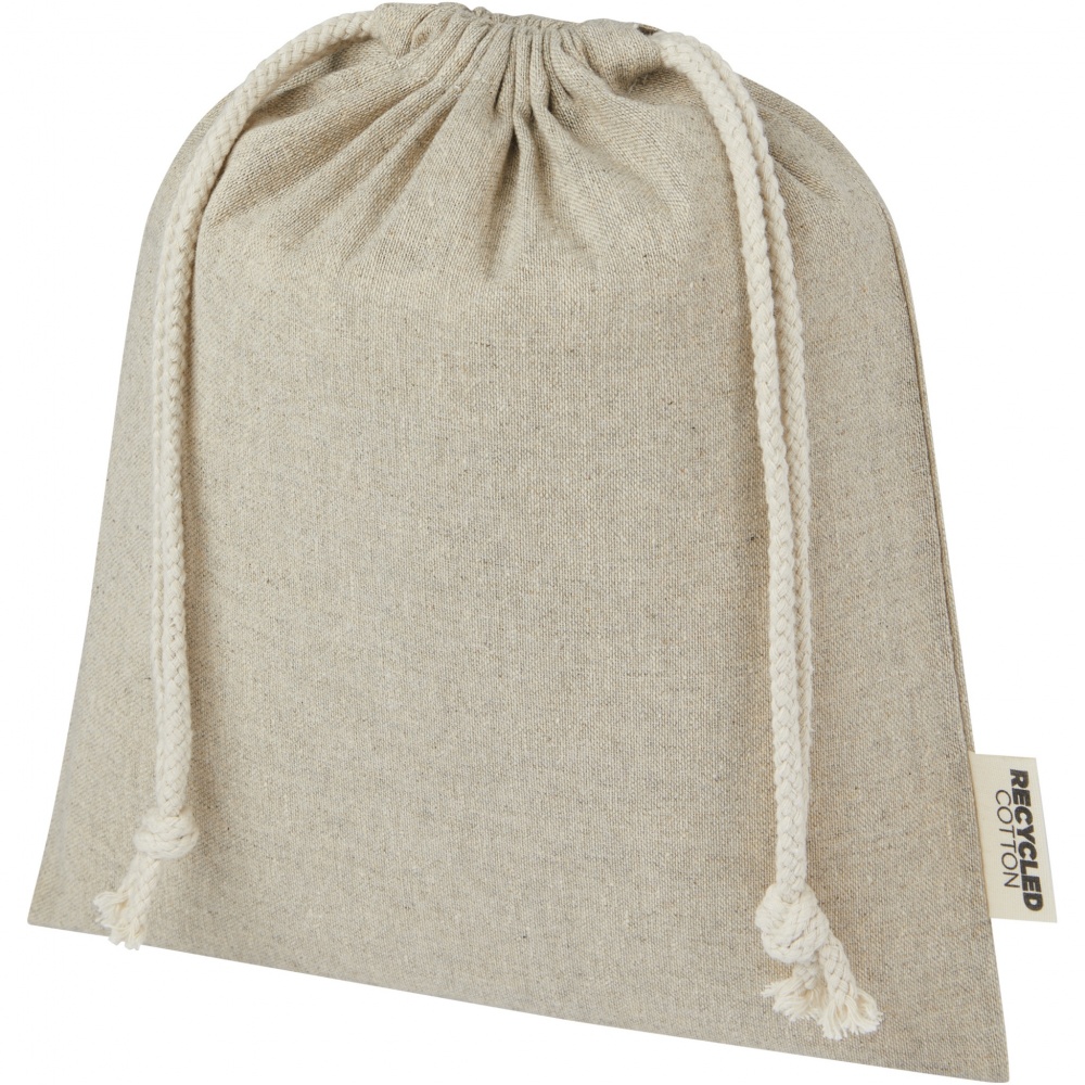 Logo trade corporate gift photo of: Pheebs 150 g/m² GRS recycled cotton gift bag medium 1.5L