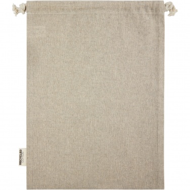 Logotrade advertising products photo of: Pheebs 150 g/m² GRS recycled cotton gift bag large 4L
