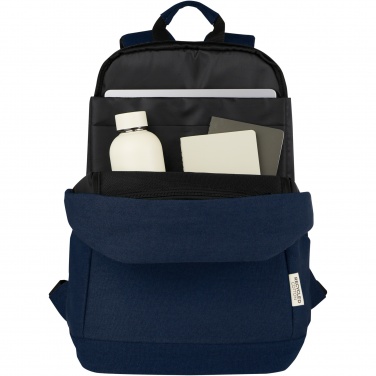 Logo trade promotional giveaways picture of: Joey 15.6" GRS recycled canvas anti-theft laptop backpack 18L