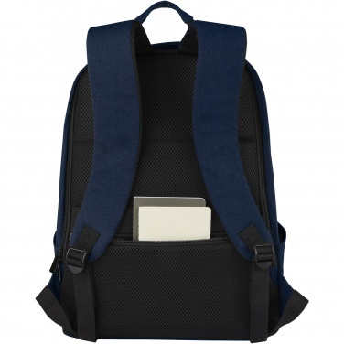 Logotrade promotional item image of: Joey 15.6" GRS recycled canvas anti-theft laptop backpack 18L