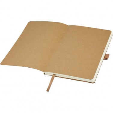 Logotrade promotional item image of: Kilau recycled leather notebook 