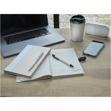 Logotrade promotional gift image of: Dairy Dream A5 size reference recycled milk cartons notebook and ballpoint pen set