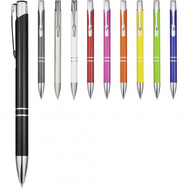 Logo trade corporate gifts picture of: Moneta recycled aluminium ballpoint pen