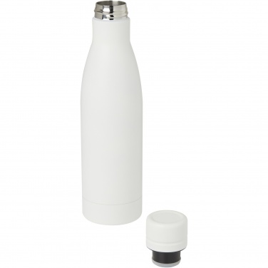 Logo trade promotional giveaway photo of: Vasa 500 ml RCS certified recycled stainless steel copper vacuum insulated bottle