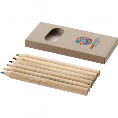 Logo trade corporate gift photo of: Artemaa 6-piece pencil colouring set