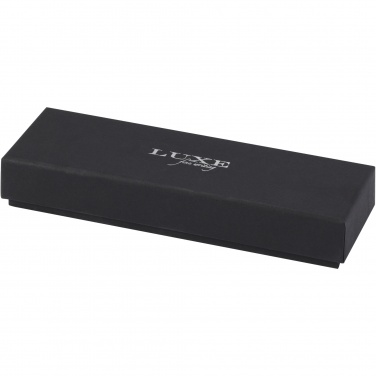 Logo trade business gift photo of: Lucetto recycled aluminium ballpoint and rollerball pen gift set