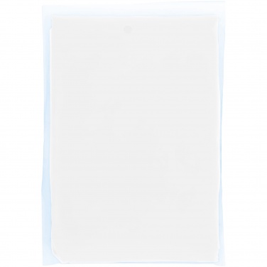 Logo trade business gifts image of: Mayan recycled plastic disposable rain poncho with storage pouch