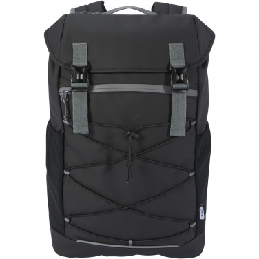 Logo trade promotional items image of: Aqua 15.6" GRS recycled water resistant laptop backpack 23L
