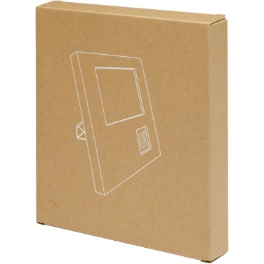 Logo trade business gifts image of: Sasa bamboo photo frame with thermometer