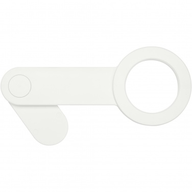 Logo trade promotional giveaways image of: Hook recycled plastic desktop phone holder