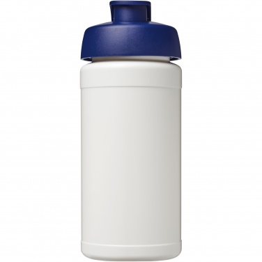 Logo trade promotional items picture of: Baseline 500 ml recycled sport bottle with flip lid
