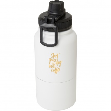 Logo trade promotional merchandise picture of: Dupeca 840 ml RCS certified stainless steel insulated sport bottle