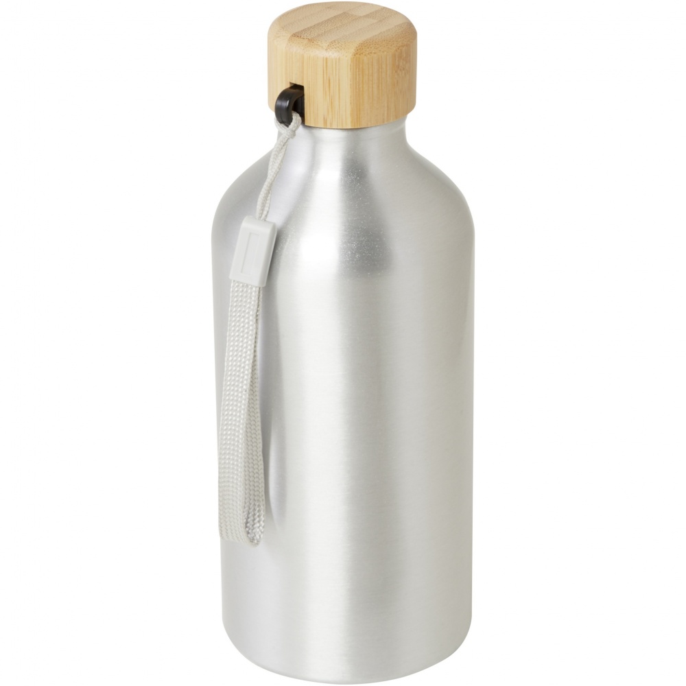 Logotrade promotional merchandise picture of: Malpeza 500 ml RCS certified recycled aluminium water bottle