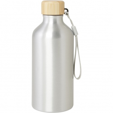 Logotrade promotional merchandise image of: Malpeza 500 ml RCS certified recycled aluminium water bottle