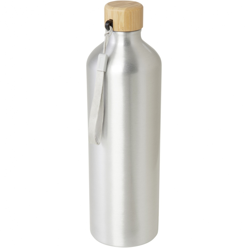 Logotrade promotional item picture of: Malpeza 1000 ml RCS certified recycled aluminium water bottle