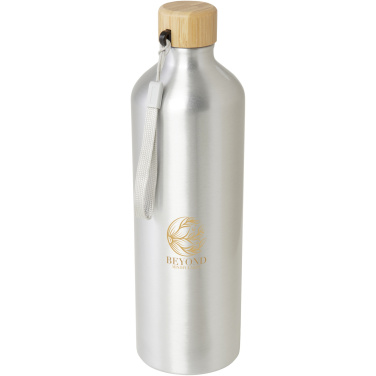 Logo trade advertising products image of: Malpeza 1000 ml RCS certified recycled aluminium water bottle