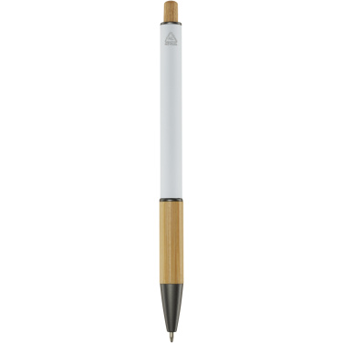 Logo trade corporate gifts picture of: Darius recycled aluminium ballpoint pen