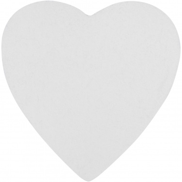 Logotrade promotional giveaway image of: Sticky-Mate® heart-shaped recycled sticky notes