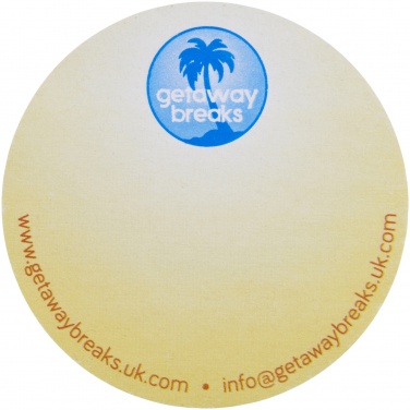 Logotrade promotional giveaway picture of: Sticky-Mate® circle-shaped recycled sticky notes