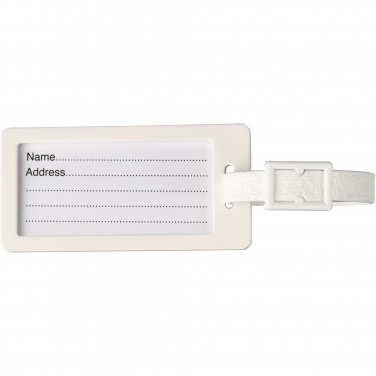 Logo trade corporate gift photo of: River recycled window luggage tag