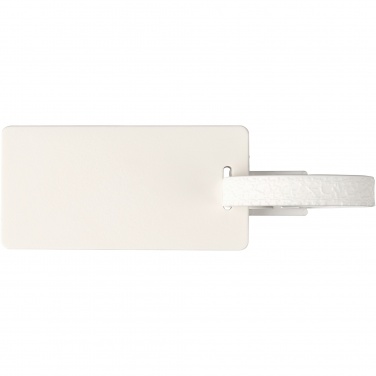 Logo trade promotional merchandise photo of: River recycled window luggage tag