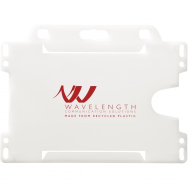 Logo trade corporate gifts image of: Vega recycled plastic card holder