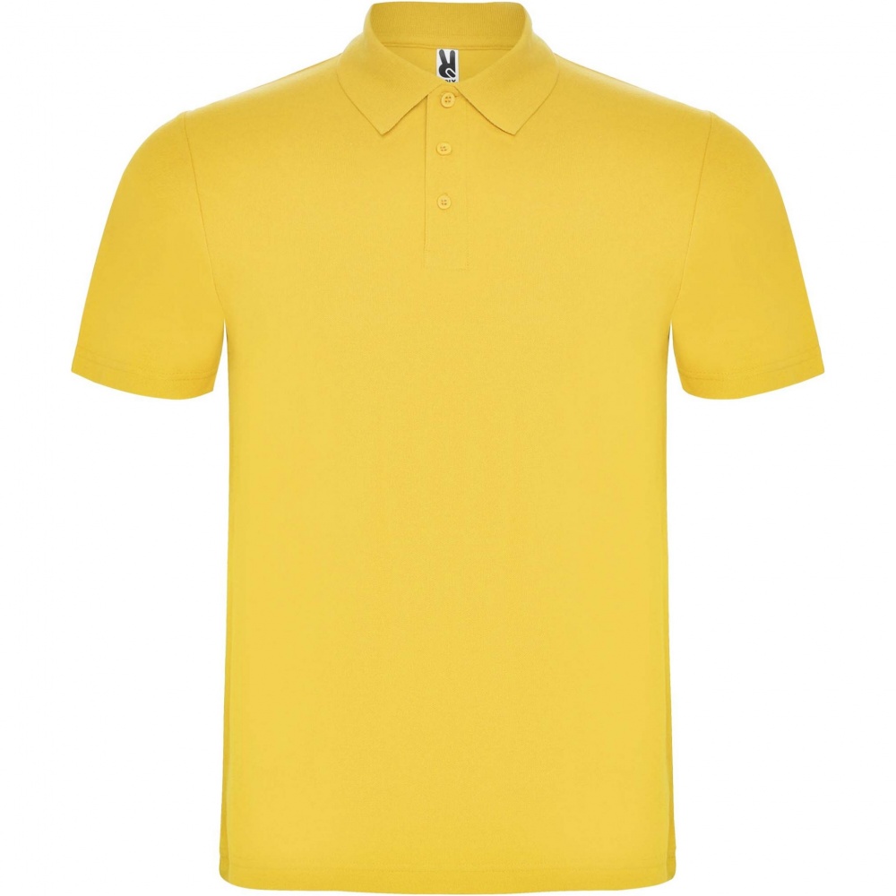 Logo trade corporate gifts image of: Austral short sleeve unisex polo
