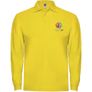 Logotrade promotional merchandise image of: Estrella long sleeve men's polo