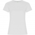 Golden short sleeve women's t-shirt, White