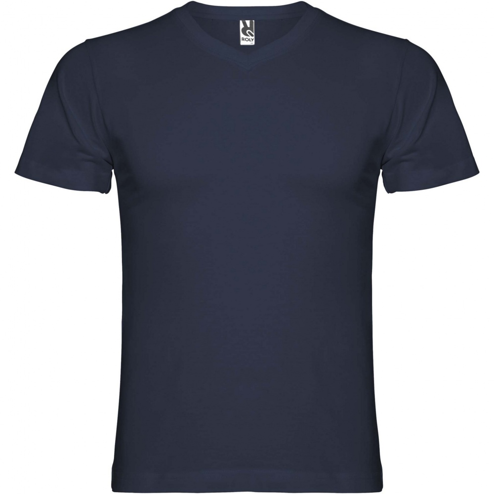 Logo trade promotional giveaways picture of: Samoyedo short sleeve men's v-neck t-shirt