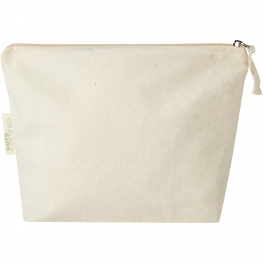 Logo trade promotional item photo of: Orissa 180 g/m² organic toiletry bag 1L