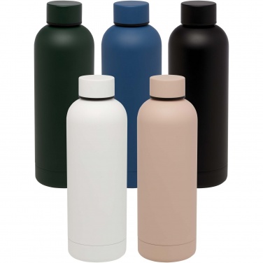 Logo trade promotional merchandise image of: Spring 500 ml RCS certified recycled stainless steel copper vacuum insulated bottle