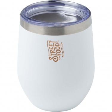 Logo trade promotional giveaways picture of: Corzo 350 ml RCS certified recycled stainless steel copper vacuum insulated cup
