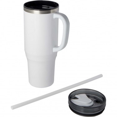 Logo trade promotional gift photo of: Melbourne 1200 ml RCS certified insulated tumbler with straw