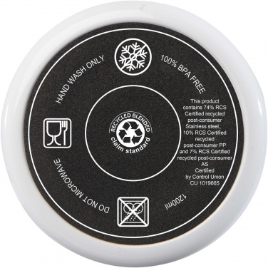 Logotrade corporate gift image of: Melbourne 1200 ml RCS certified insulated tumbler with straw