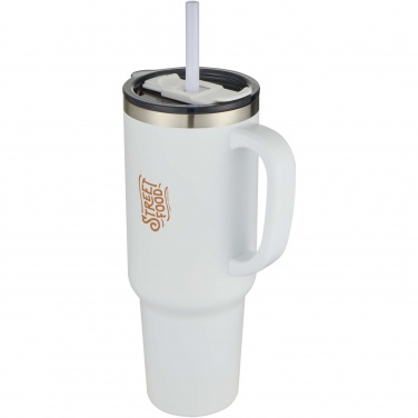 Logo trade business gift photo of: Sydney 1200 ml copper vacuum insulated tumbler with straw