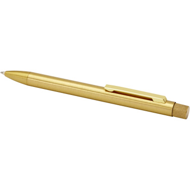 Logotrade promotional item picture of: Beatriz recycled brass ballpoint pen