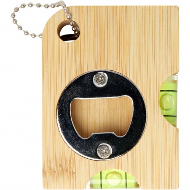 Logotrade promotional merchandise picture of: Levo bamboo bottle opener with level 