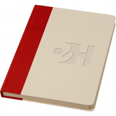 Logo trade corporate gifts picture of: Liliana A5 sugar cane plastic hard cover notebook