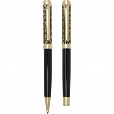 Logo trade promotional gifts image of: Legato ballpoint and rollerball pen set