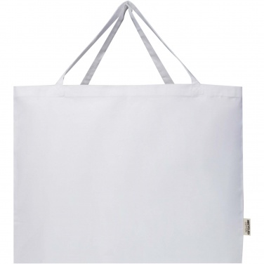 Logo trade business gift photo of: Odessa 220 g/m² GRS recycled cotton large tote bag