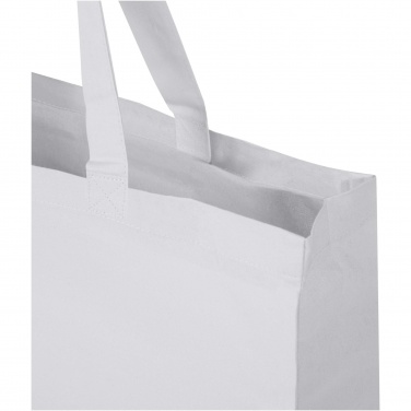 Logo trade promotional item photo of: Odessa 220 g/m² GRS recycled cotton large tote bag