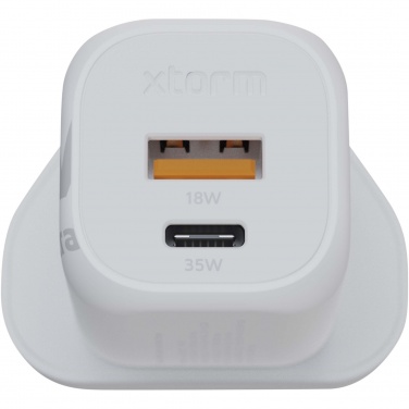 Logotrade business gifts photo of: Xtorm XEC035 GaN² Ultra 35W wall charger - UK plug