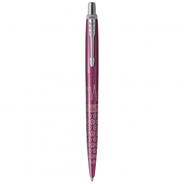 Logotrade promotional product picture of: Parker Jotter SE Global Icons colour trim ballpoint pen