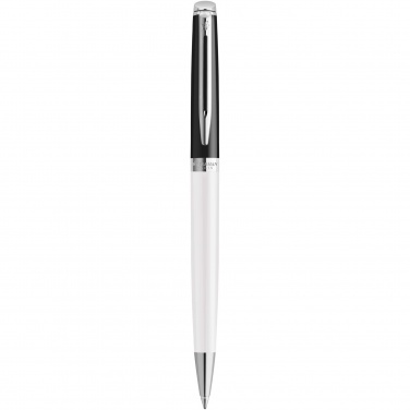 Logotrade promotional giveaway image of: Hemisphere colour blocking ballpoint pen with palladium trim
