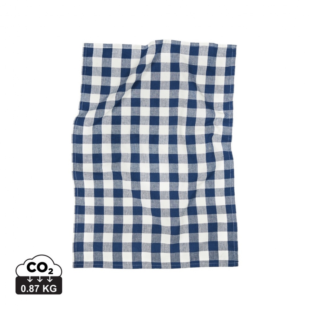 Logo trade promotional merchandise photo of: VINGA Clare linen blend kitchen towel