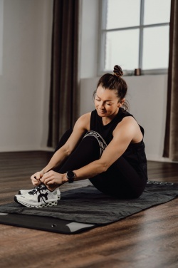 Logotrade promotional item picture of: VINGA GRS RPET active dry towel 140 x 70cm