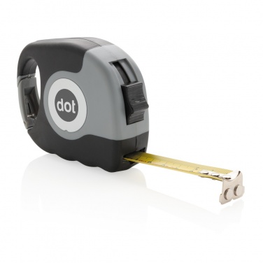 Logo trade promotional merchandise picture of: Measuring tape with carabiner
