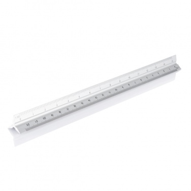 Logo trade promotional giveaway photo of: Aluminium triangle rule - 30cm